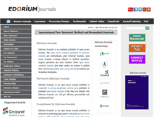 Tablet Screenshot of edoriumjournals.com